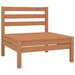 vidaXL Set mobilier de gradina, 3 piese, maro miere, lemn masiv de pin